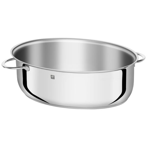 ZWILLING Plus Bräter 41 cm, 18/10 Edelstahl, Silber 38x25 cm, EAN:4009839536908