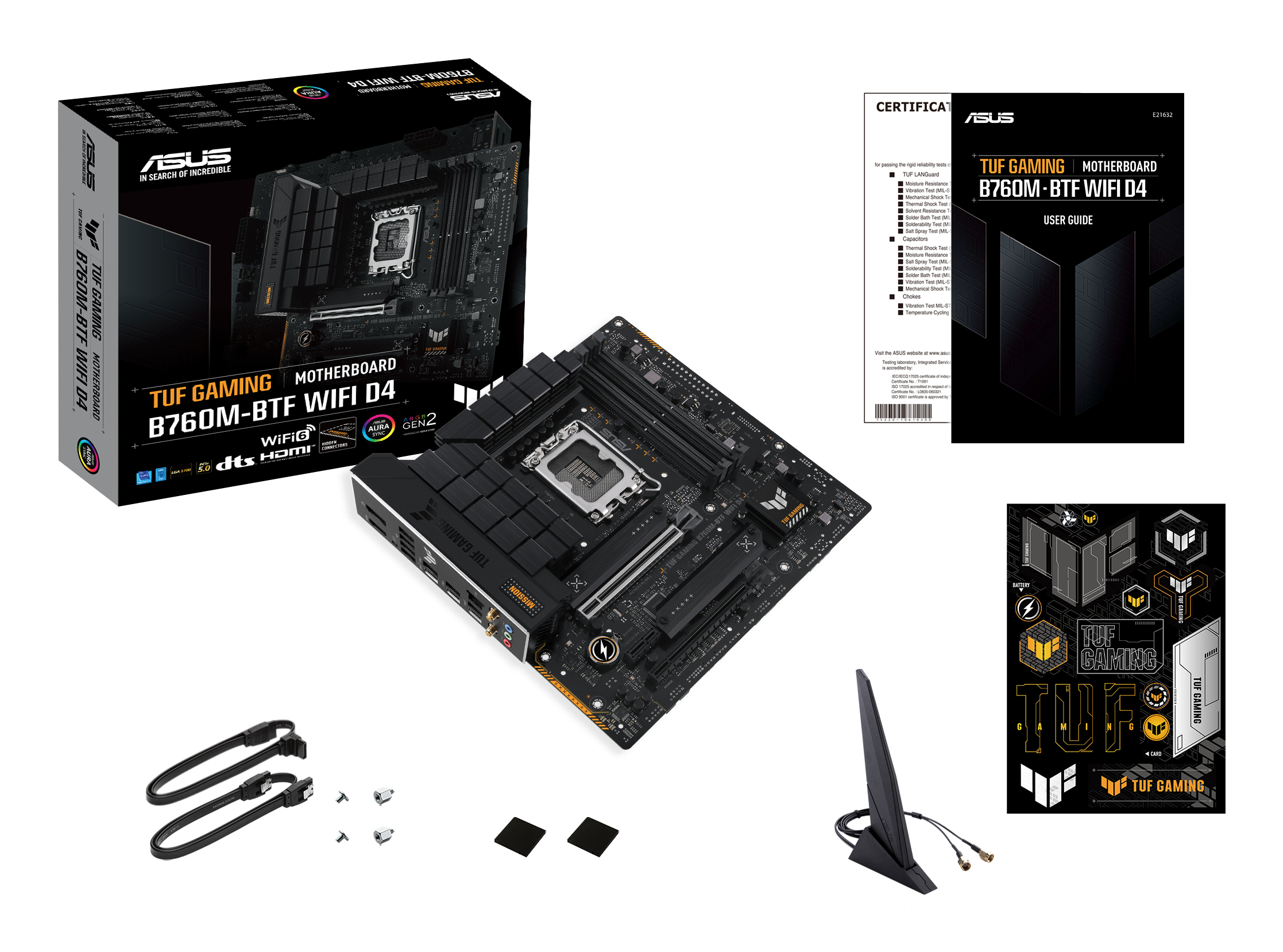ASUS TUF GAMING B760M-BTF WIFI D4