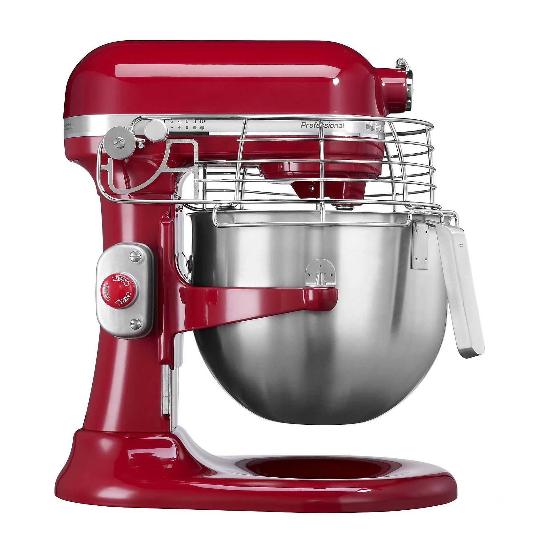 KitchenAid Professional Küchenmaschine Rot KitchenAid Professional 5KSM7990XEER Küchenmaschine in Empire Rot mit 6,9-Liter-Edelstahlschüssel.
