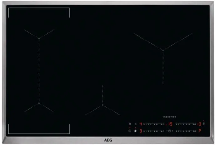 AEG IKE84441XB Autarkes Induktions-Kochfeld, Glaskeramik, 80 cm breit