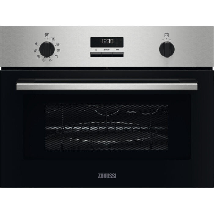Zanussi ZVEEW5X1 Einbau-Mikrowelle mit Grillfunktion, 42 Liter, 1000 Watt, Edelstahl Zanussi ZVEEW5X1 Einbau-Mikrowelle mit Grillfunktion, 42 Liter, 1000 Watt, Edelstahl
