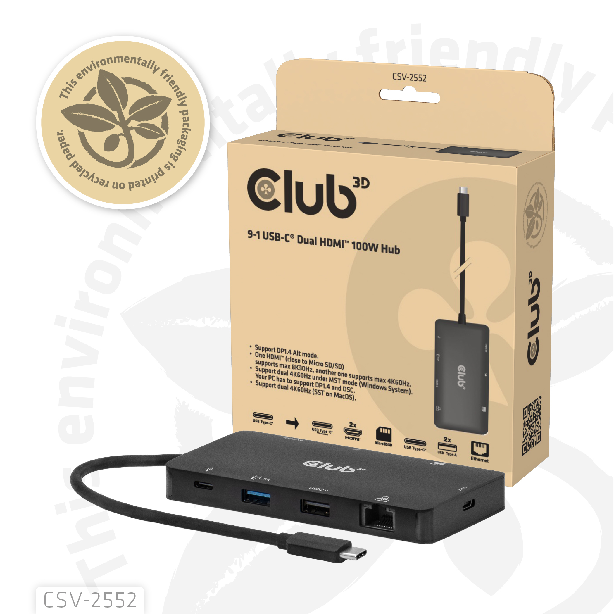 Club 3D CSV-2552