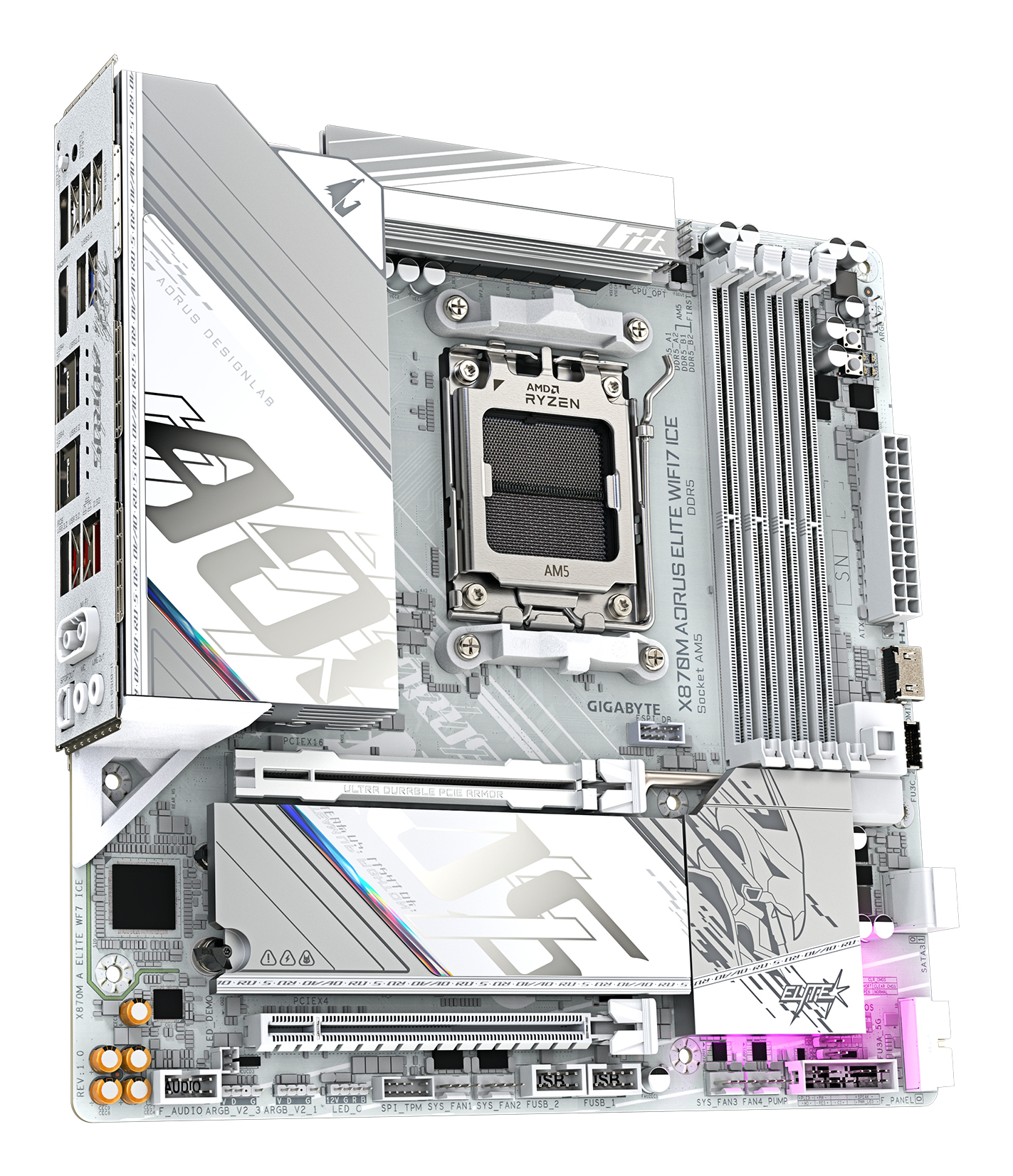 GIGABYTE X870M AORUS ELITE WIFI7 ICE