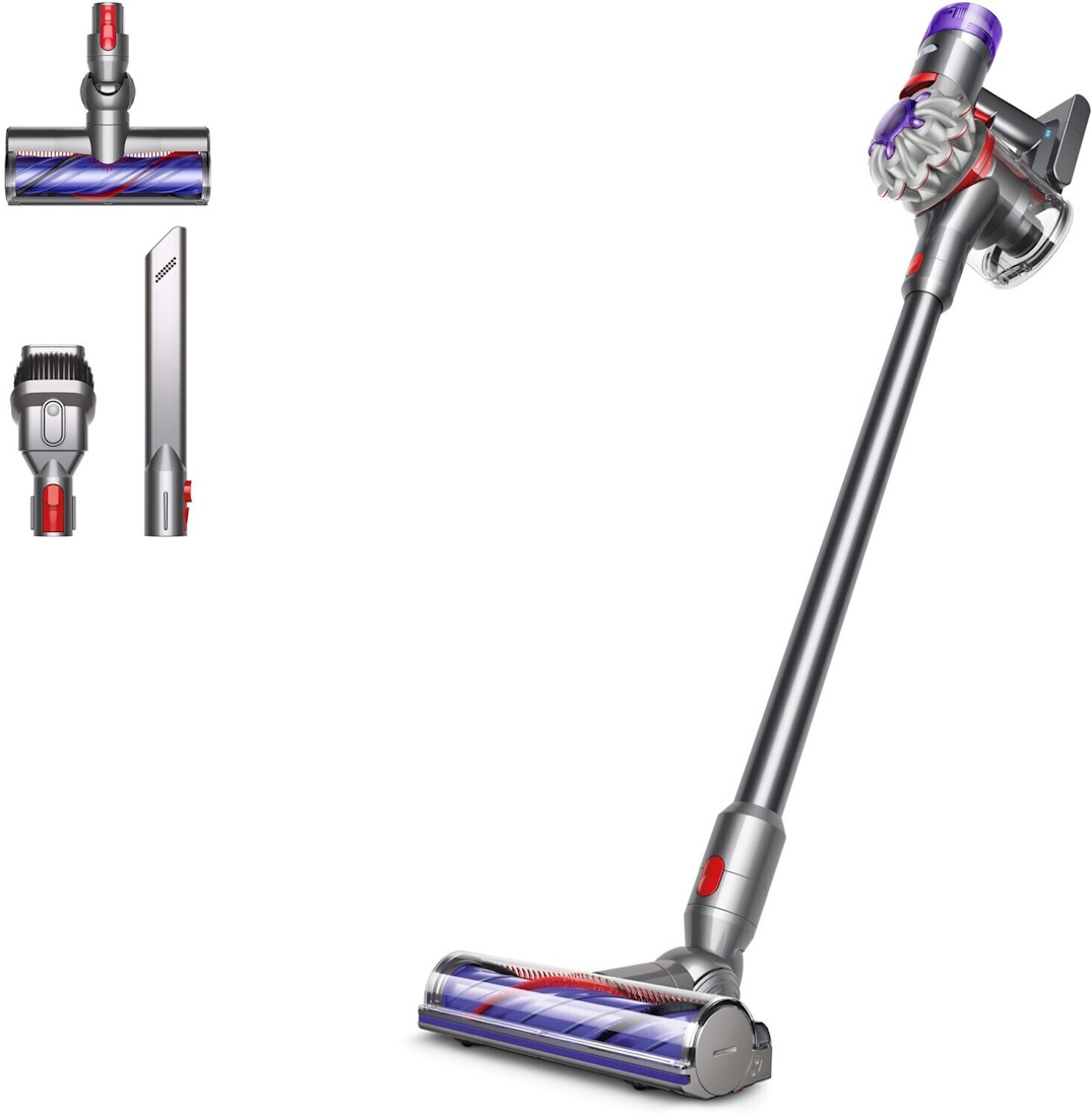 Dyson V8 Origin 2023 - Kraftvoller & flexibler kabelloser Staubsauger mit Elektrobürste & Zubehör