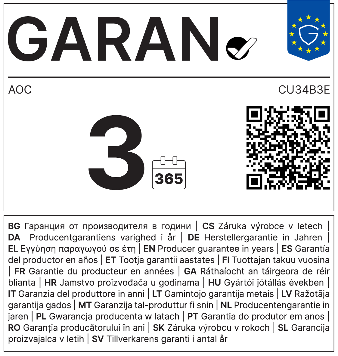 AOC CU34B3E
