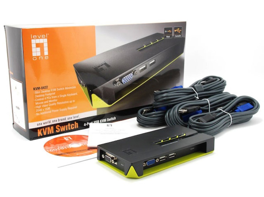 LevelOne KVM-0422