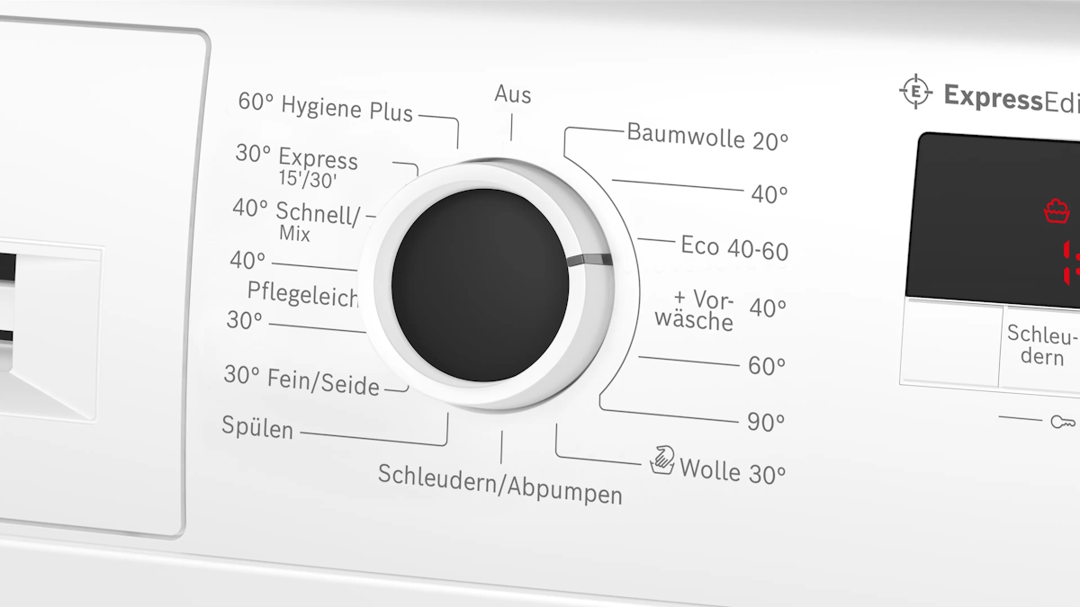 Bosch WGE0242H mit EcoSilence Drive-Motor und SpeedPerfect-Funktion für bis zu 65 % schnelleres Waschen