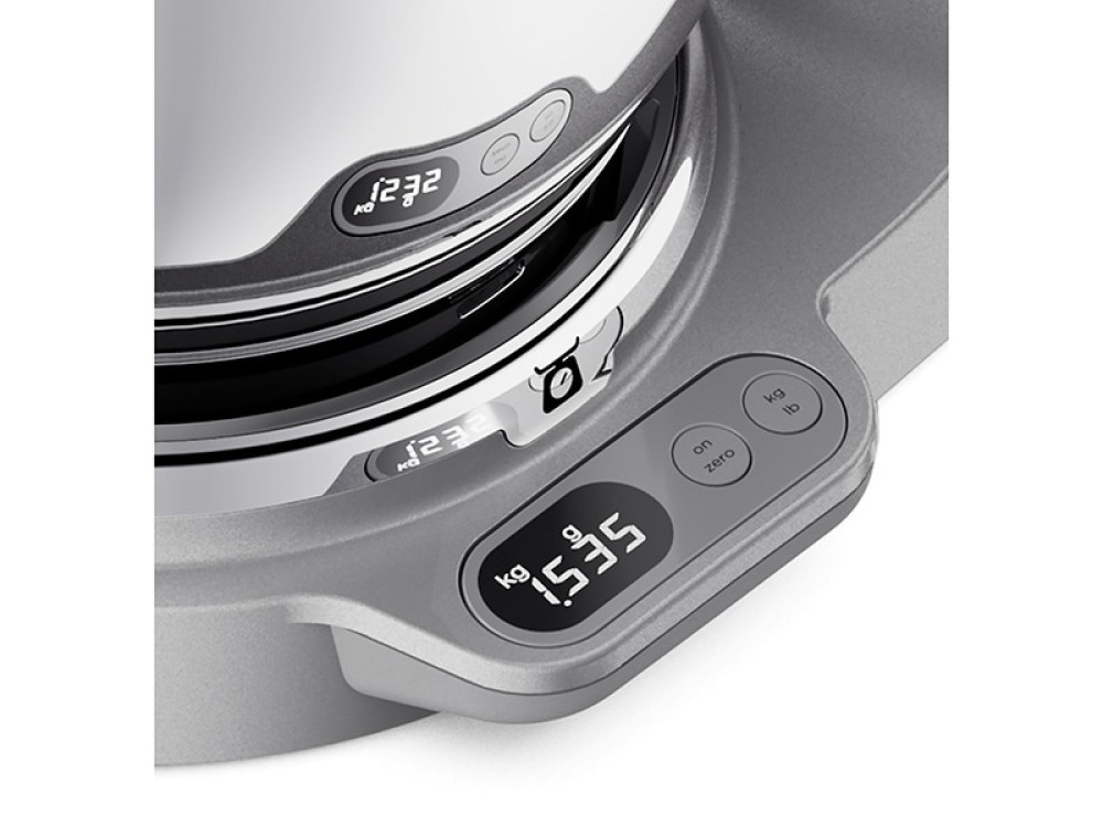 Kenwood KVL85.004SI mit aktiver EasyWeigh™-Waage: Zutaten werden direkt in der Rührschüssel abgewogen