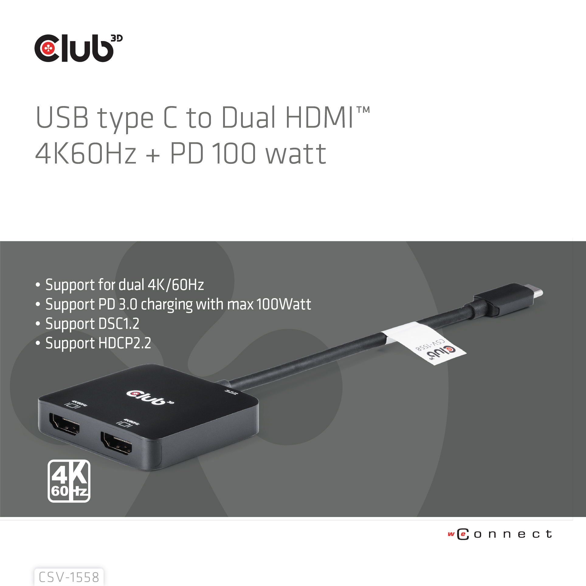 Club 3D CSV-1558