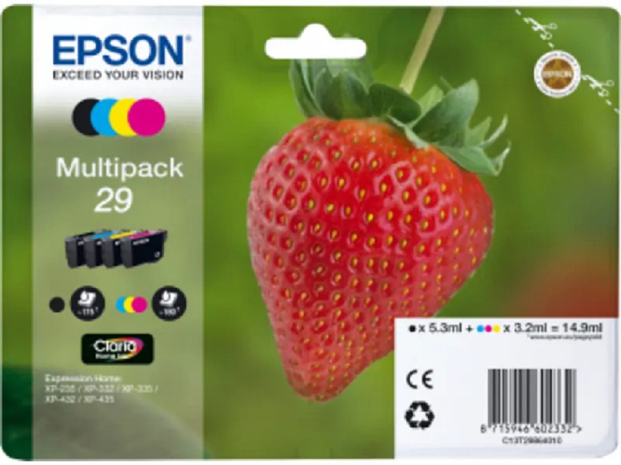 Epson Strawberry Multipack 4-colours 29 Claria Home Ink