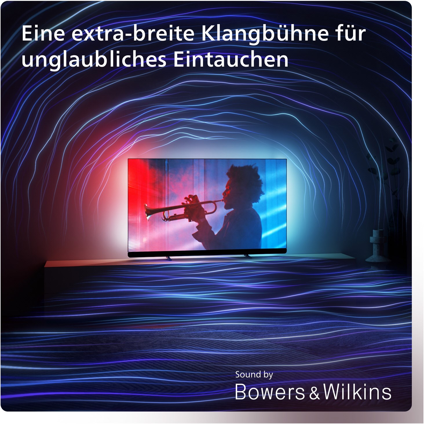 Philips 55OLED909 55 Zoll OLED Ambilight TV: Spitzenbild & Bowers & Wilkins Sound| EAN: 8718863042212