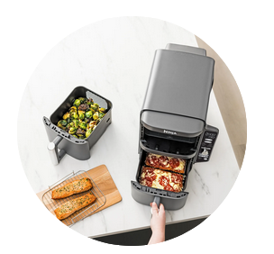 NINJA SL400EU Double Stack XL Heißluftfritteuse, 9,5l: 0622356280822