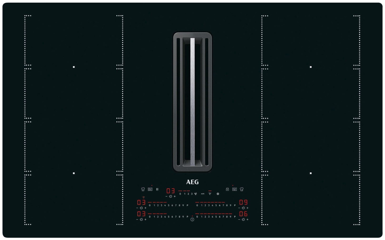 AEG CCE84779CB Induktions-Kochfeld, Serie 9000 SensePro, 80cm | EAN: 7332543802449