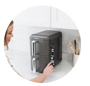 NINJA SL400EU Double Stack XL Heißluftfritteuse, 9,5l: 0622356280822