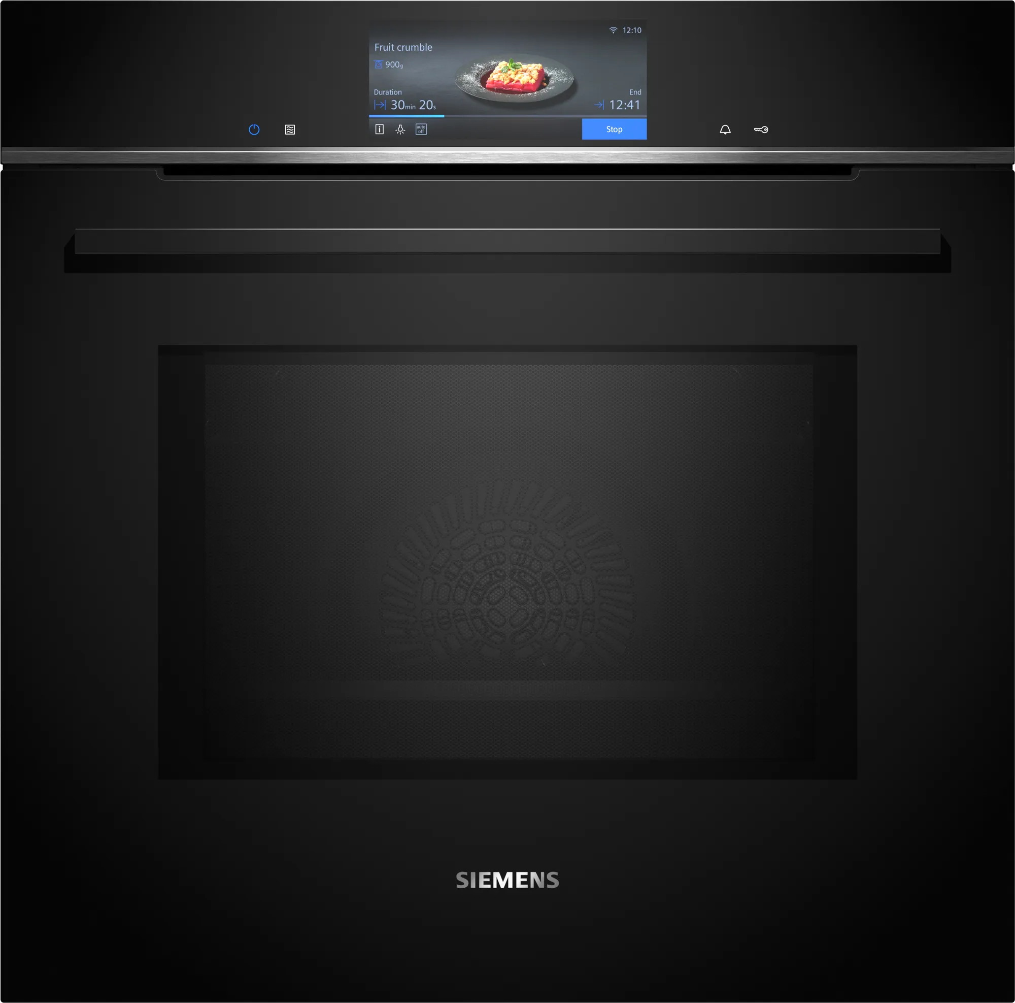 Siemens HM778GMB1 iQ700 Einbau-Backofen mit Mikrowellenfunktion, 60 x 60 cm, schwarz, Edelstahl