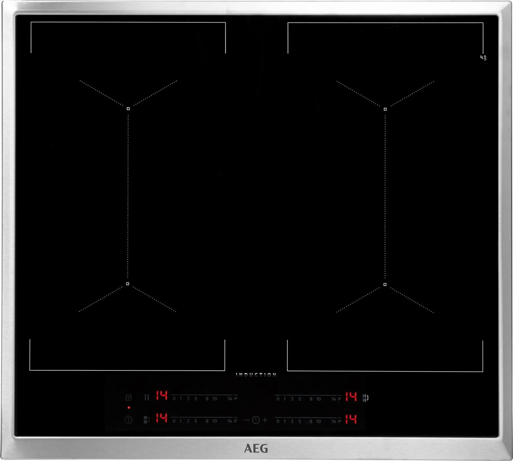 AEG Modellnummer: IKE64450XB 60 cm Induktionskochfeld mit 4 Kochzonen