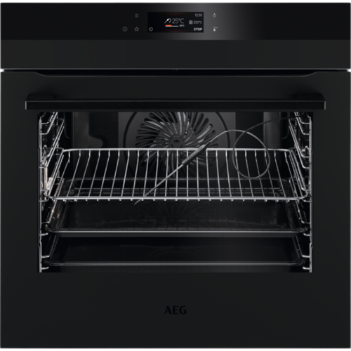 AEG BPK742280T 8000 Einbaucbackofen, Pyolytische Selbstreinigung, Assistedcooking, Matt Schwarz