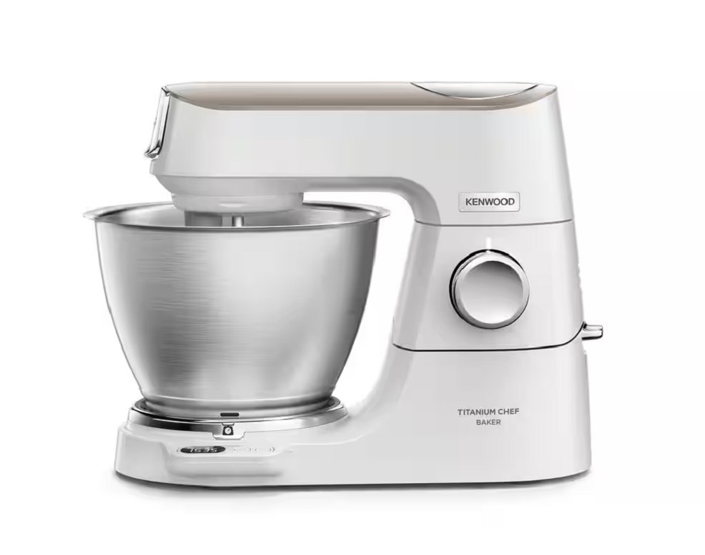 KENWOOD KVC65.001WH Titanium Chef Baker Küchenmaschine – Für präzises Backen & Kochen in Weiß