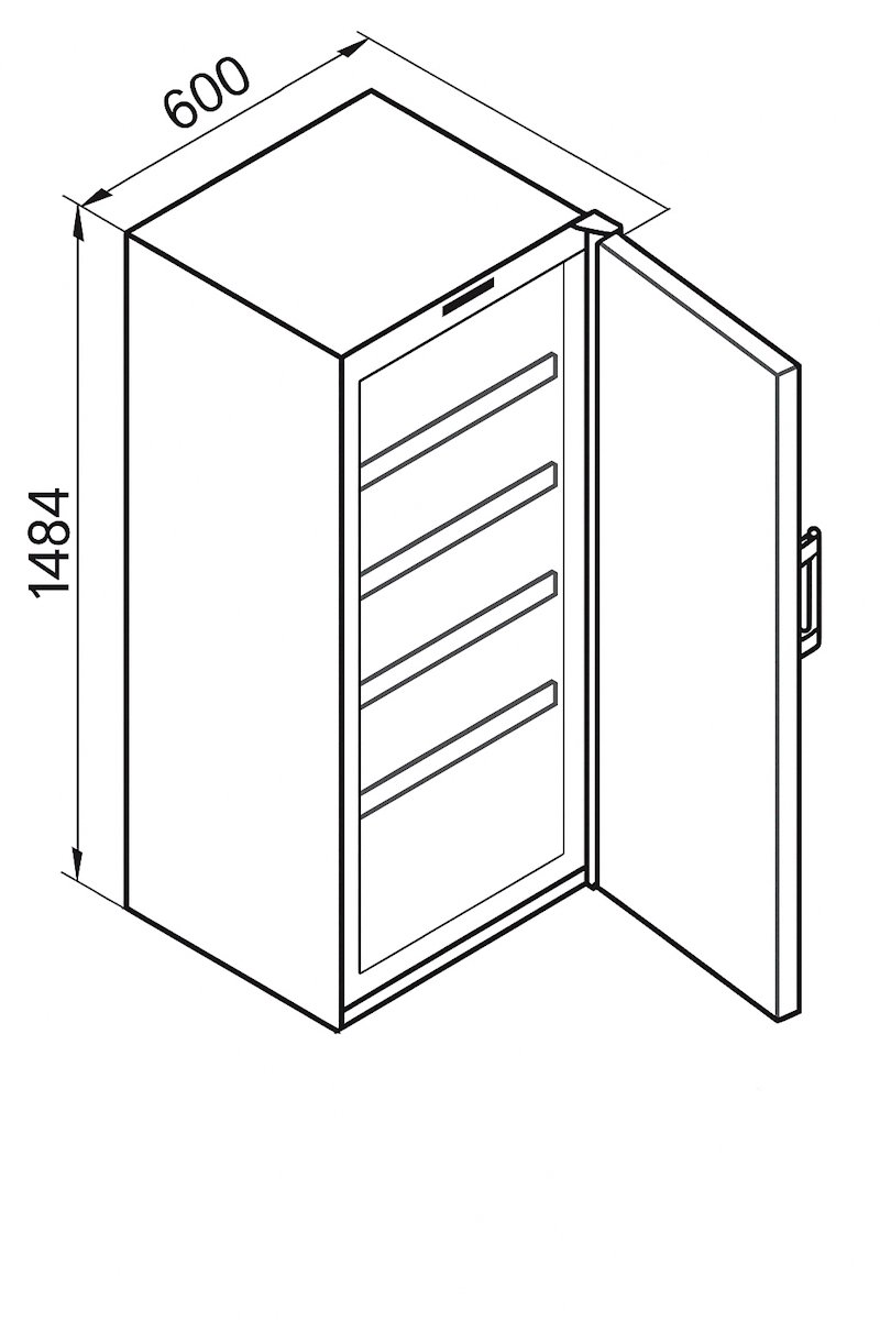Liebherr Weinkühlschrank WPbl 4601-20 GrandCru, Maße