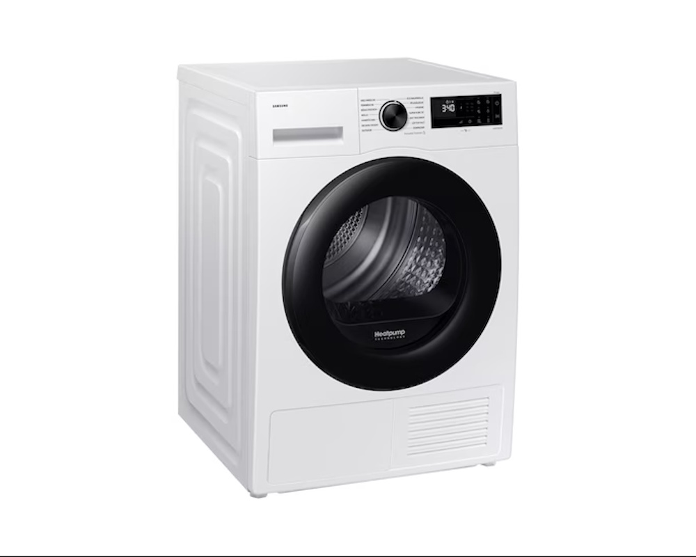 Samsung DV90DG52A0AEEG Wärmepumpentrockner - seitliche Ansicht