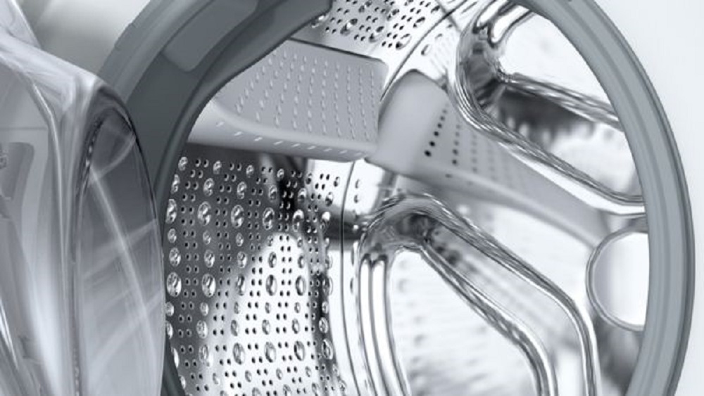 Trommelinnenraum der Bosch WUU28T49 mit VarioDrum-Technologie