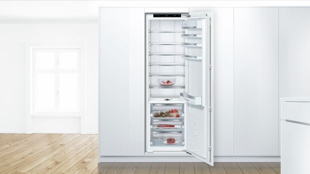 BOSCH KIF81PFE0 Serie 8, Einbau-Kühlschrank, 177.5 x 56 cm, Flachscharnier, EEK:F, EAN:4242005207909