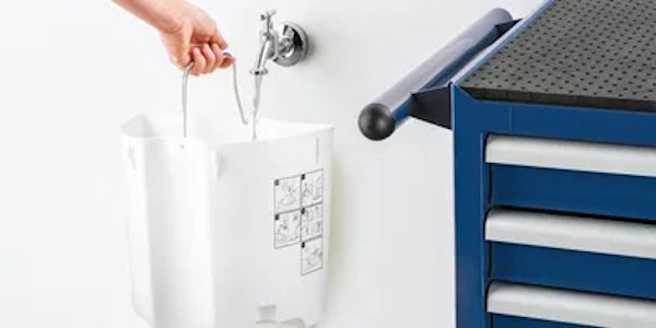 Entnehmbarer, smarter 2-in-1-Behälter