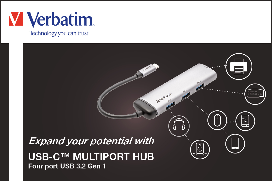 Verbatim USB-C Multiport-Hub