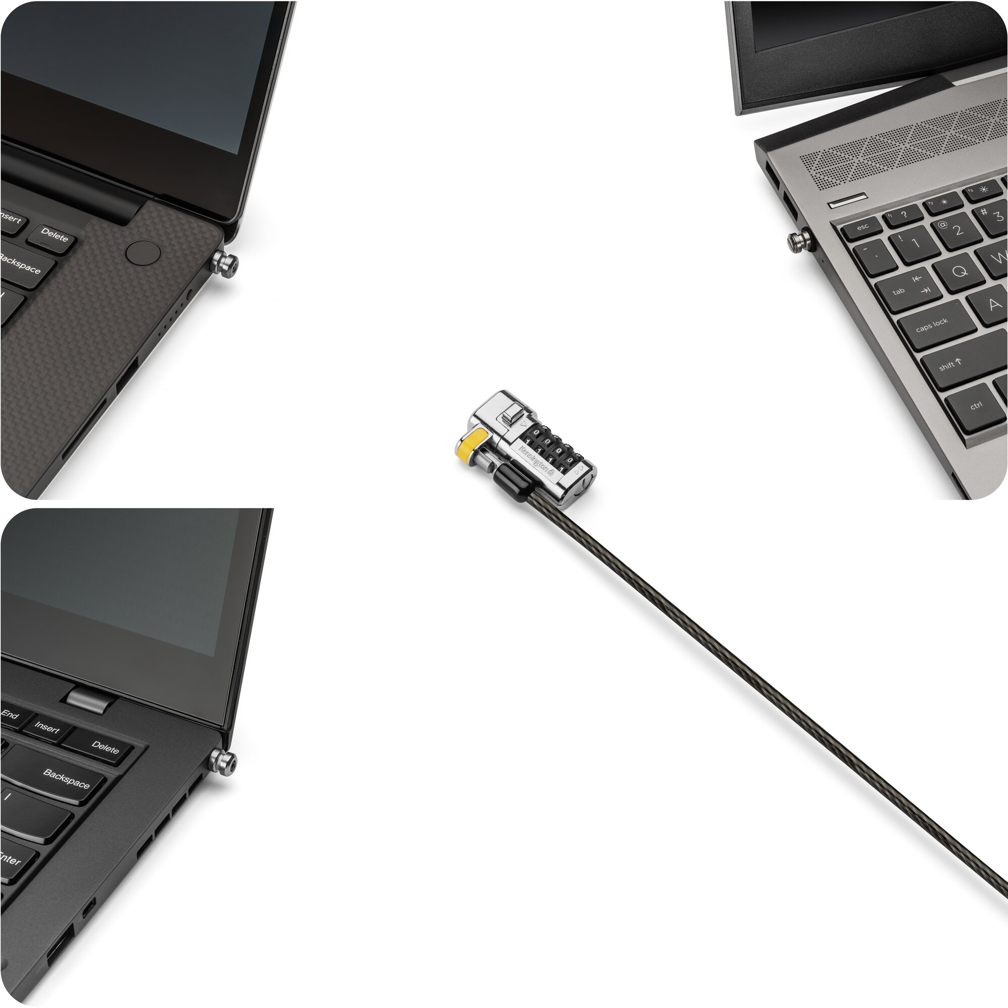 Kensington ClickSafe Universelles 3-in-1 Kombinationsschloss