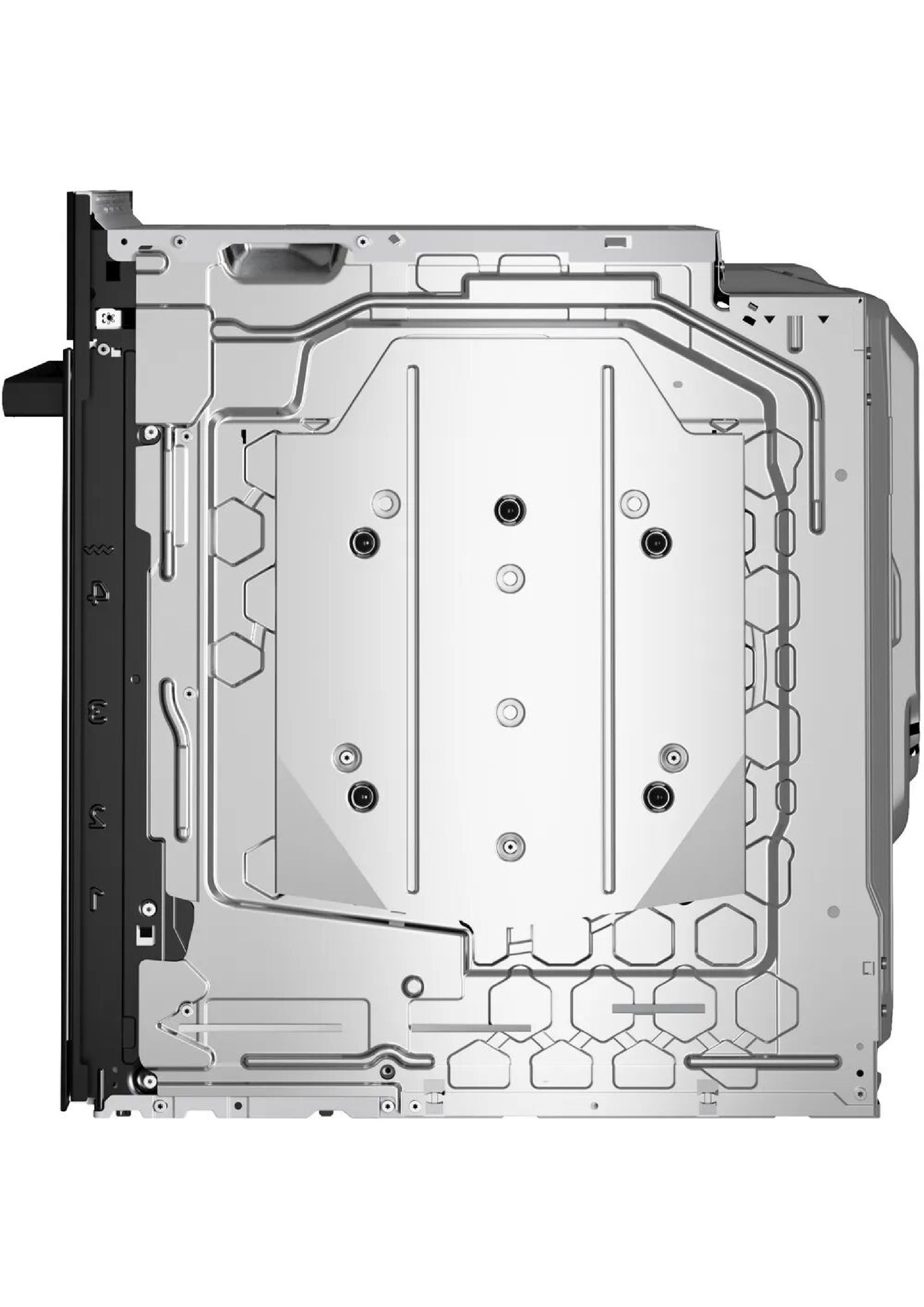 Technische Seitenansicht Neff Einbaubackofen