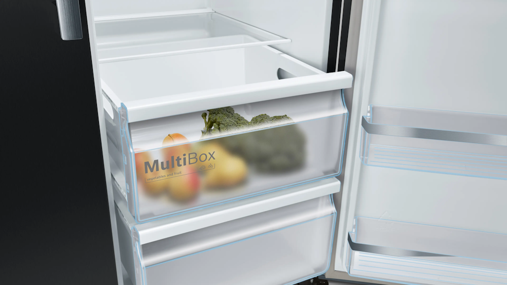 Bosch KAD93ABEP Side-by-Side Kühl-Gefrierkombination | XXL-Kapazität | Eis- & Wasserspender
