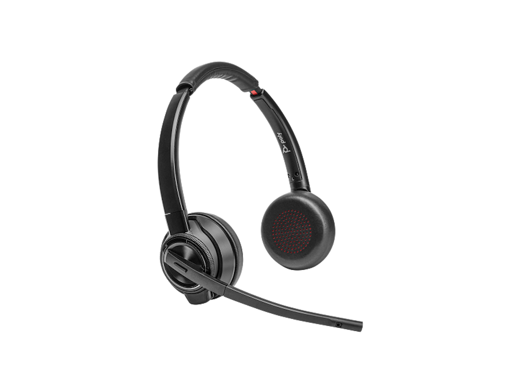 HP Poly Savi 8420 Office DECT 1880-1900 MHz Stereo-Headset, für Microsoft Teams zertifiziert
