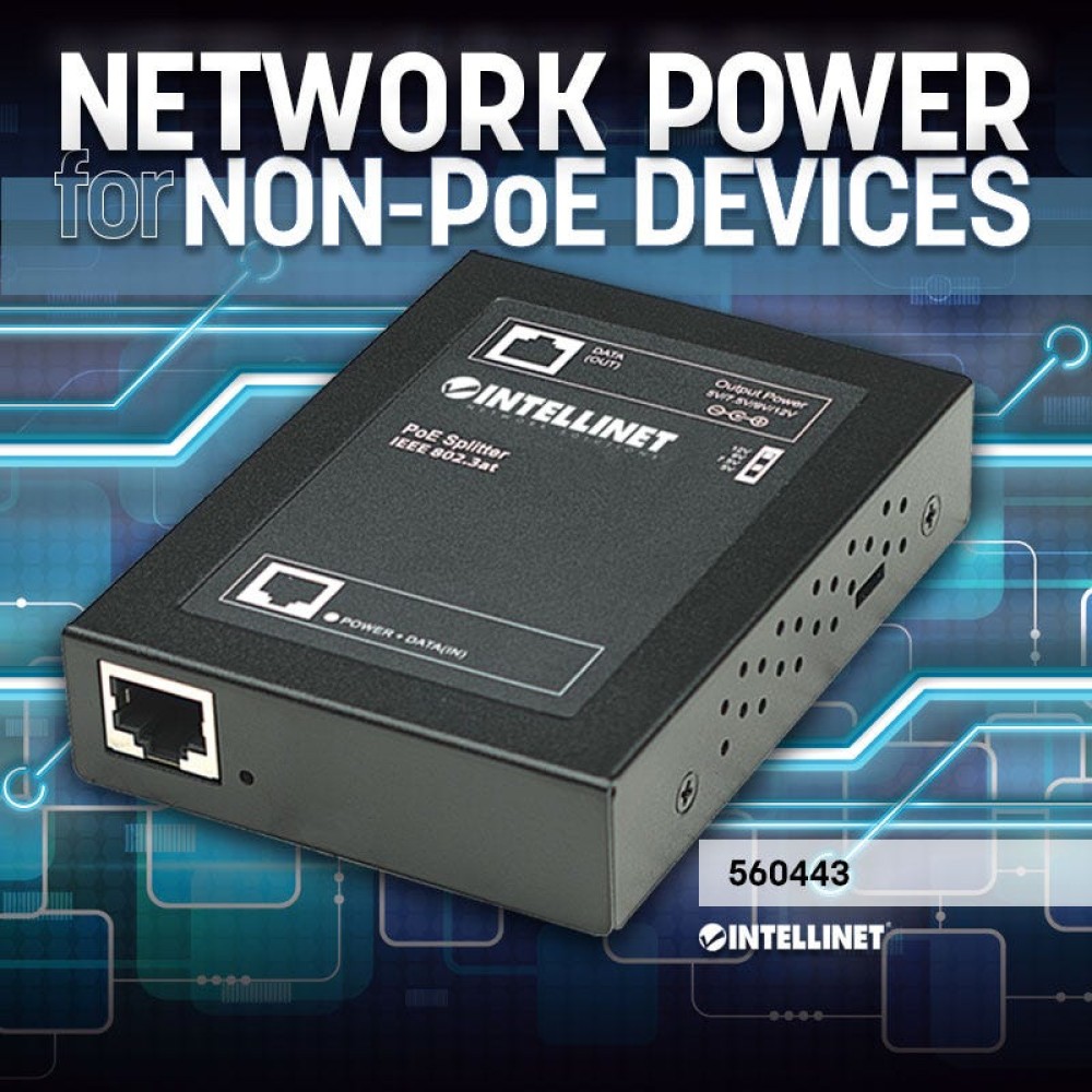 Intellinet PoE+ Splitter 560443