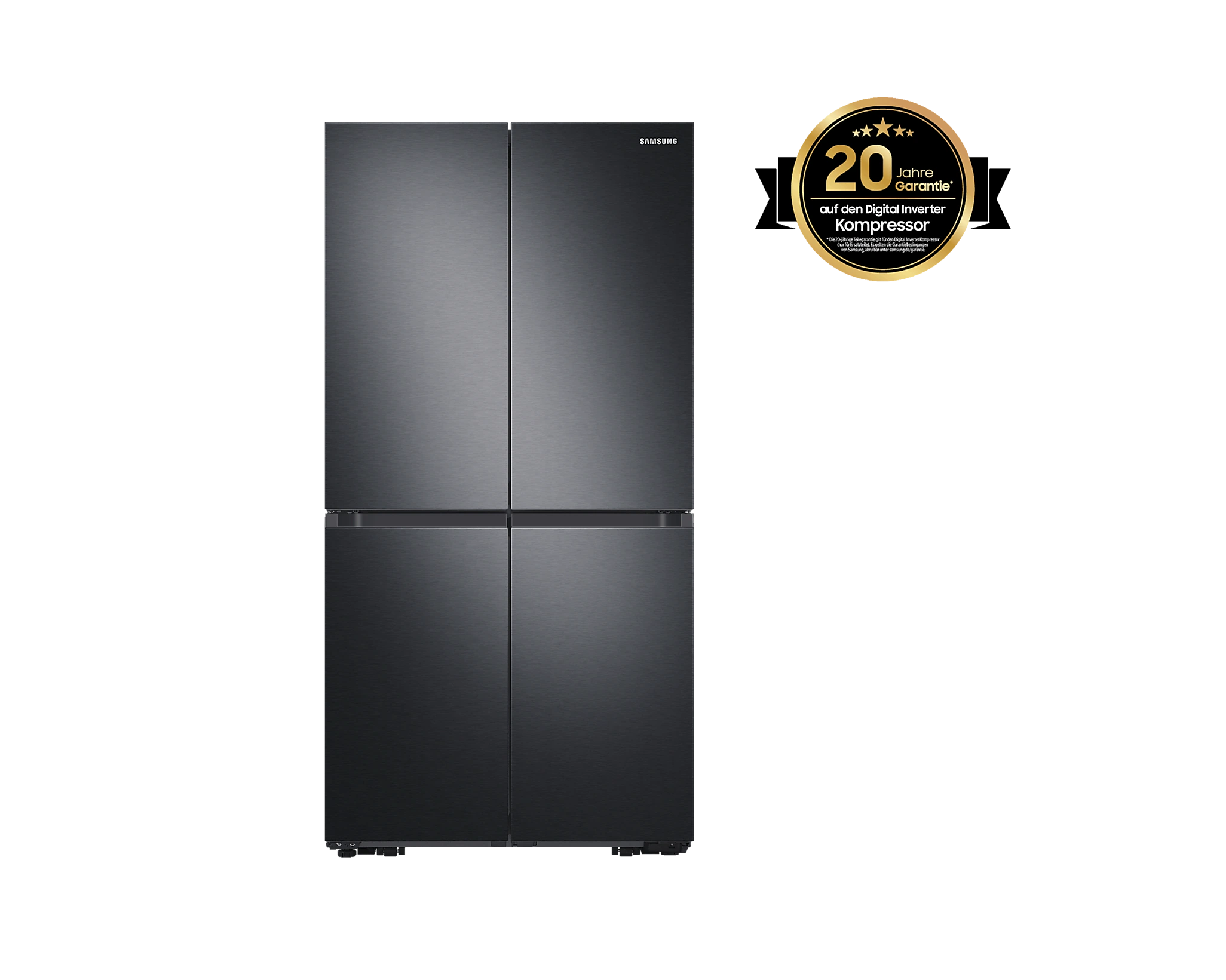 SAMSUNG Side-by-Side Kühlschrank RF65A967EB1/EG Black Steel - Festwasseranschluss