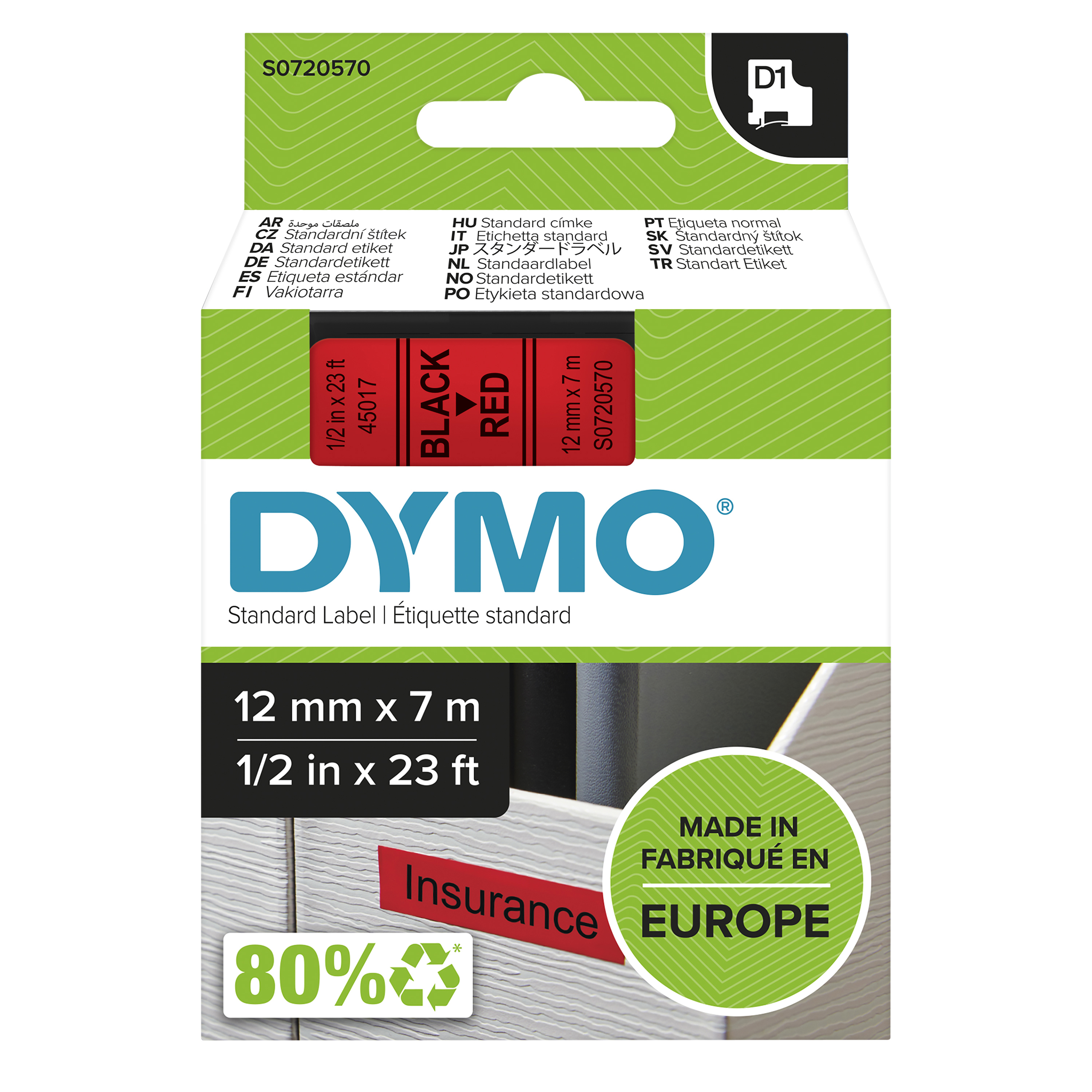 DYMO D1-Etikettenband S0720570