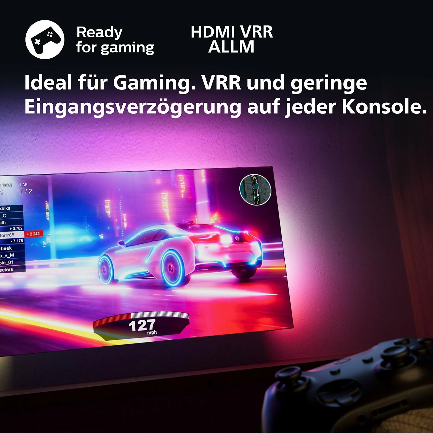 Philips 43PUS8108 4K LED Ambilight TV, 43 Zoll / 108 cm, UHD 4K, Smart TV