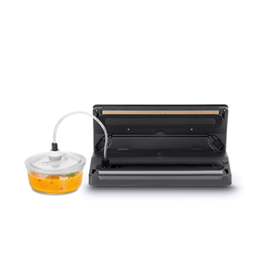 Vakuumiergerät mit Schlauch in Verwendung für externe Vakuumdosen