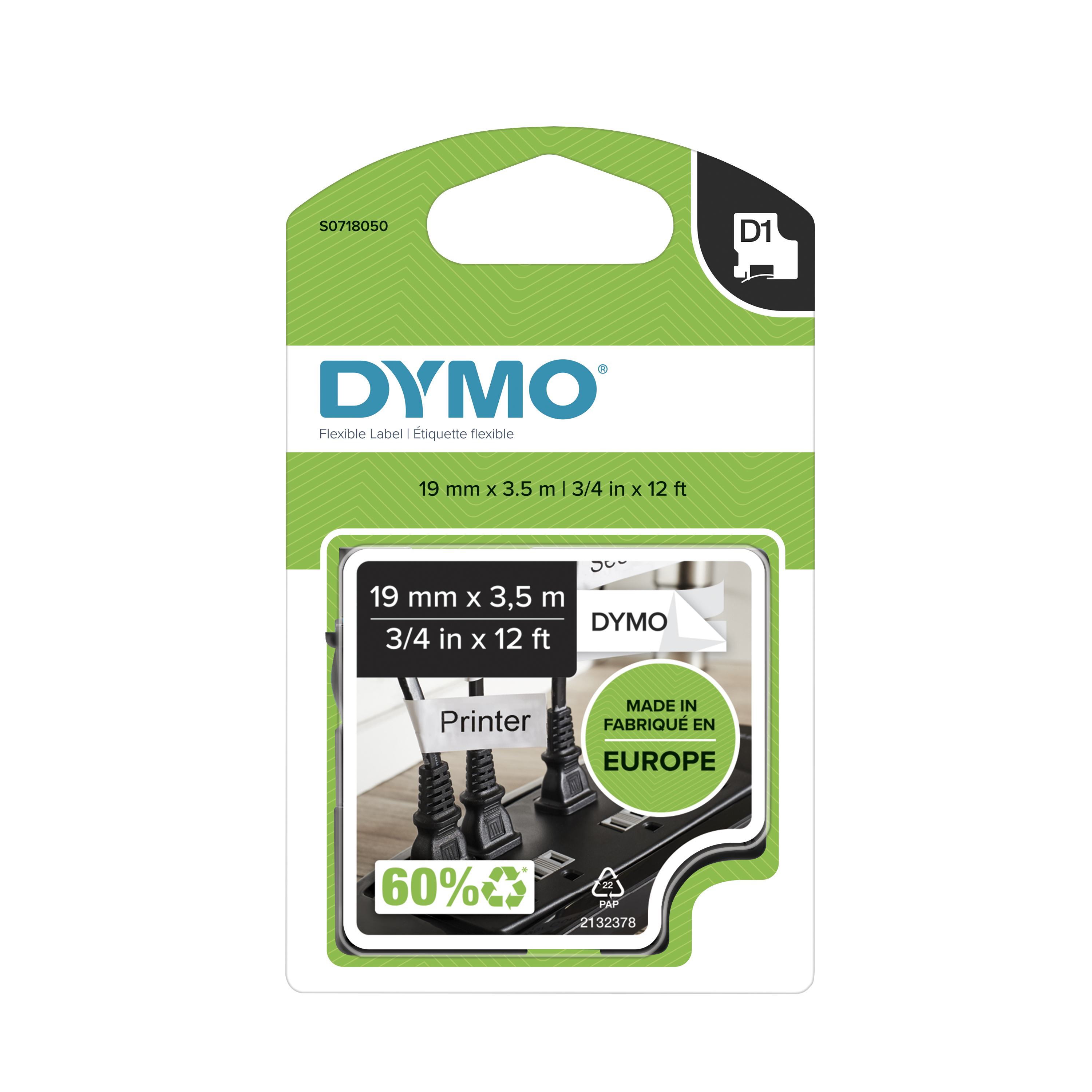 DYMO D1 Hochleistungs-Etikettenband