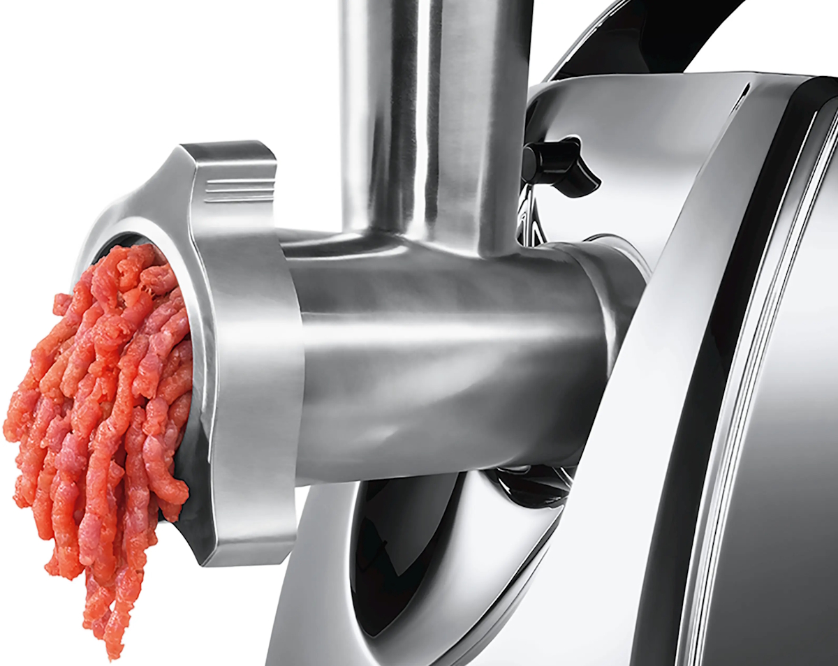Bosch MFW67440 ProPower Fleischwolf 2000W – inkl. Wurststopfer & Durchlaufschnitzler, 3,5 kg/min
