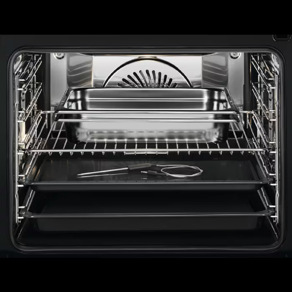 AEG BSK792280B 9000 SteamPro steam oven, with steam cleaning, black, 70 L