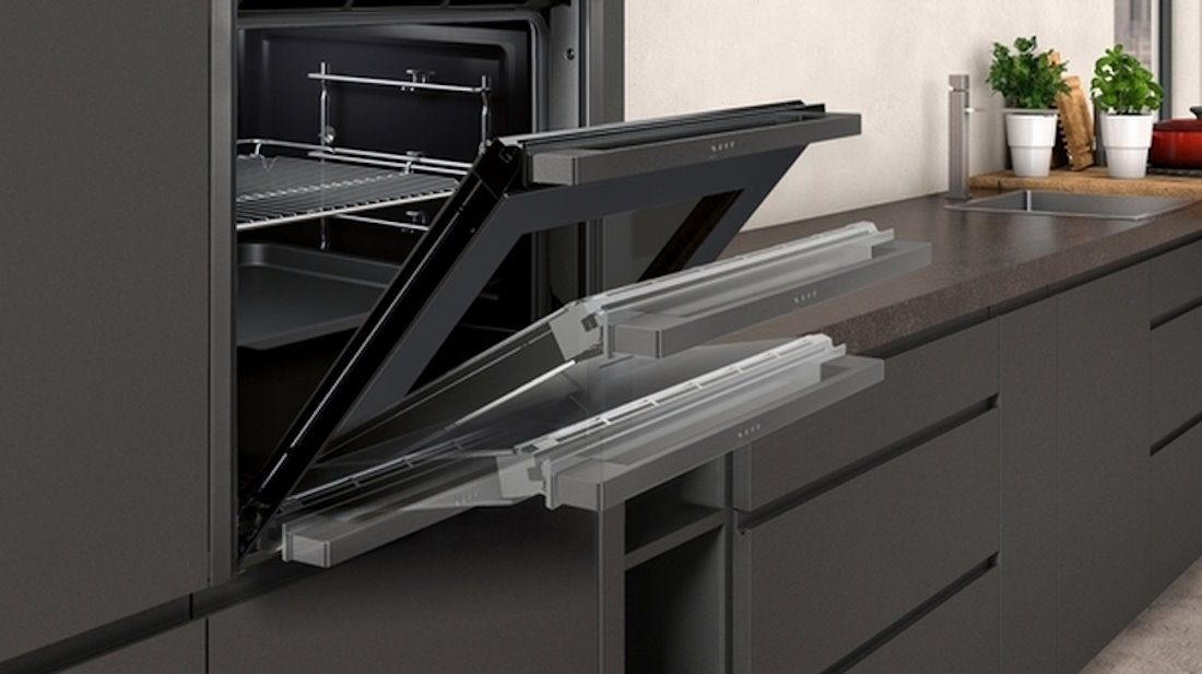 NEFF N70 B47CR22G0 Einbau-Backofen Slide & Hide Easy Graphite Grey
