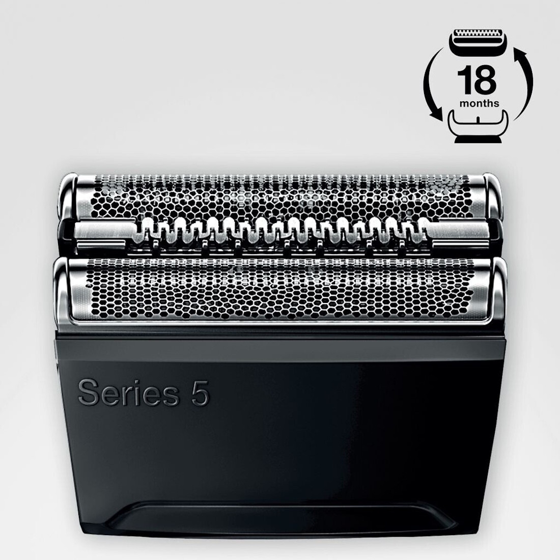Braun Series 5 52B replacement shaving head black foil and cutter block