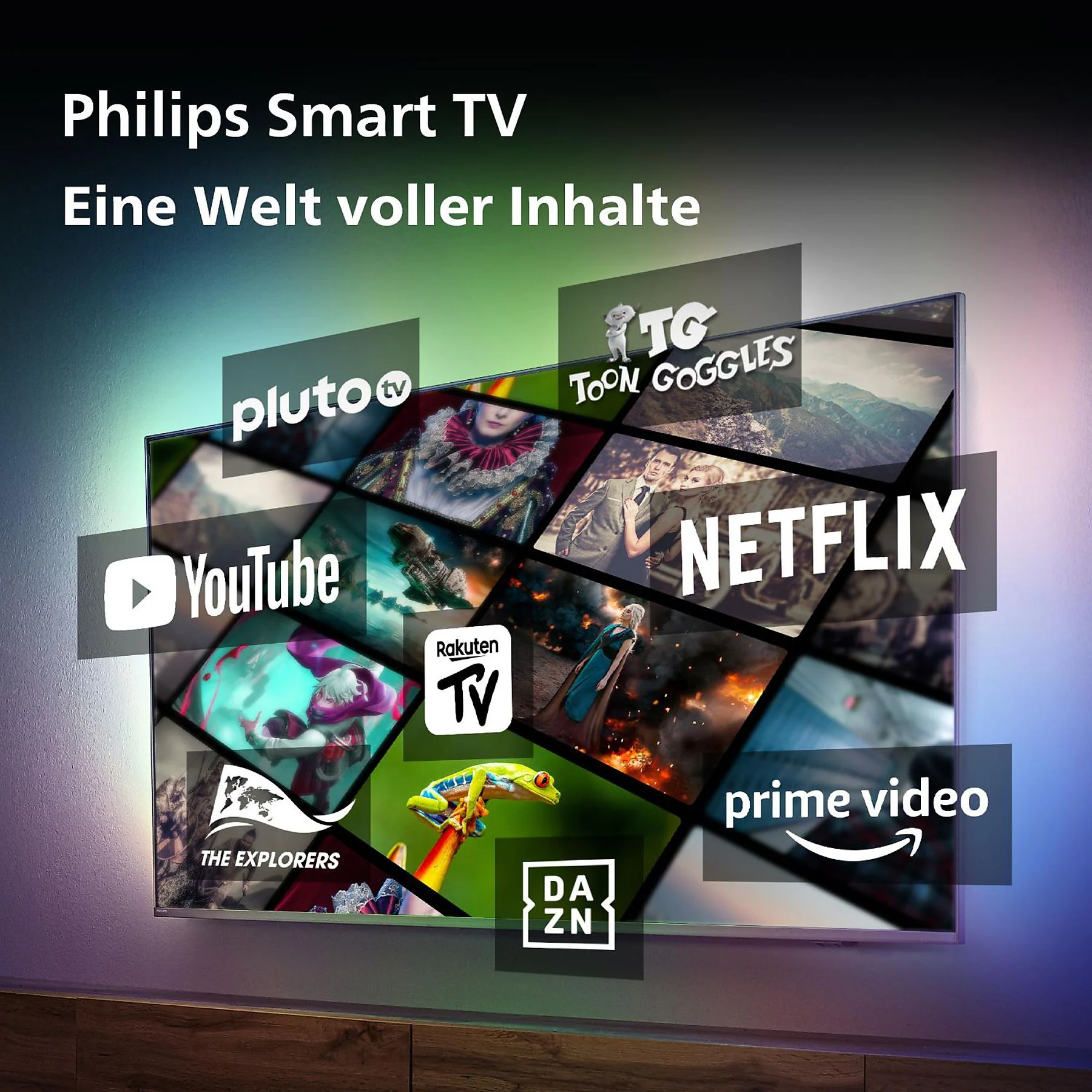 Philips 43PUS8108 4K LED Ambilight TV, 43 Zoll / 108 cm, UHD 4K, Smart TV