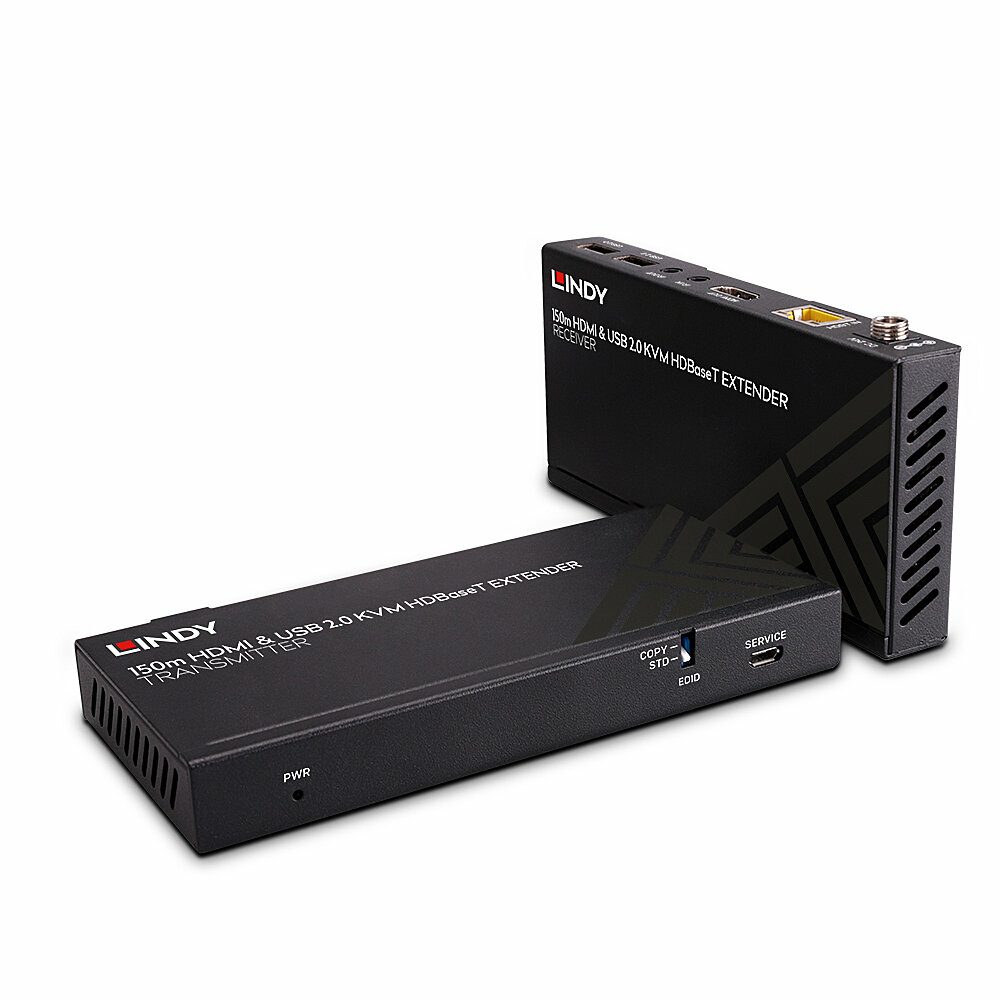 Lindy 150m Cat.6 HDBaseT KVM Extender