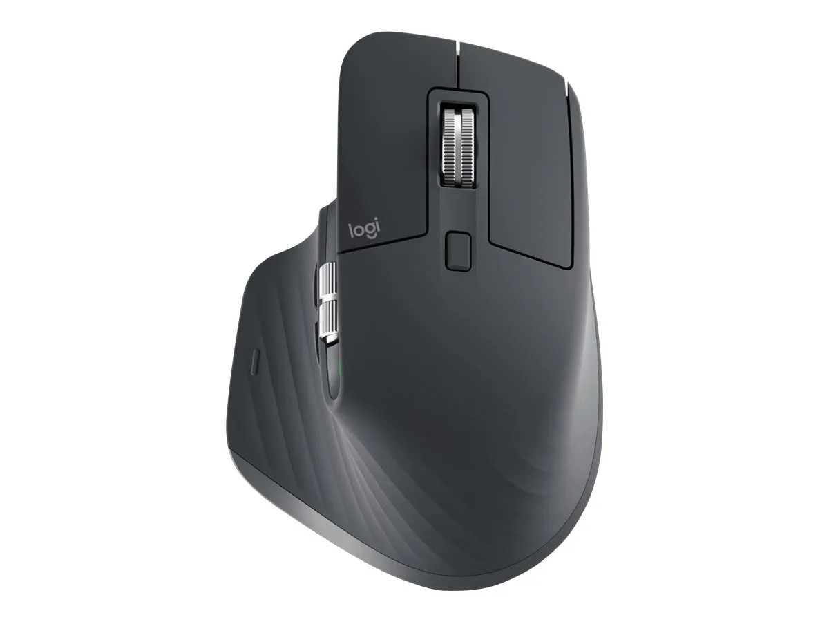 Logitech Kabellose Maus MX Master 3S for business, graphite/grau - 7 Tasten, 8000 dpi, Bluetooth