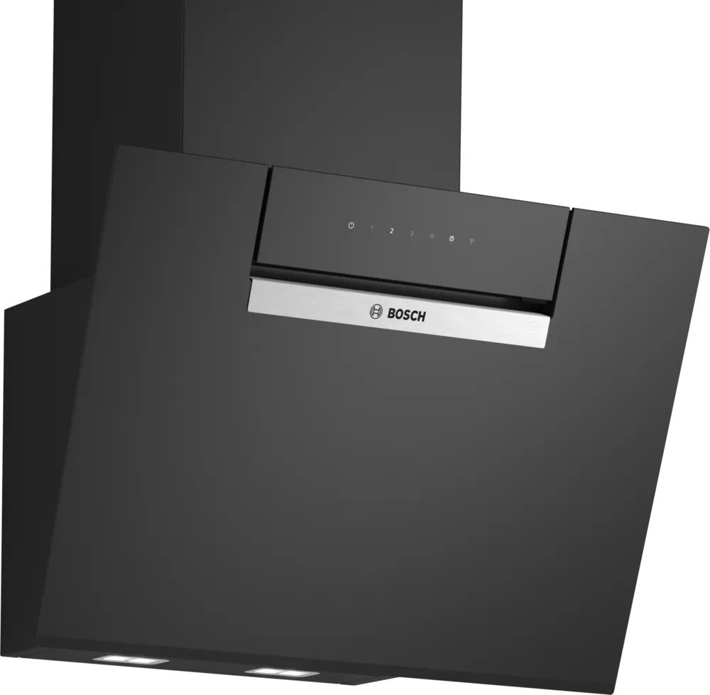1pORWVKkltqlEc BOSCH DWK67FN60 Serie 4, Wandesse, 60 cm, Klarglas schwarz bedruckt