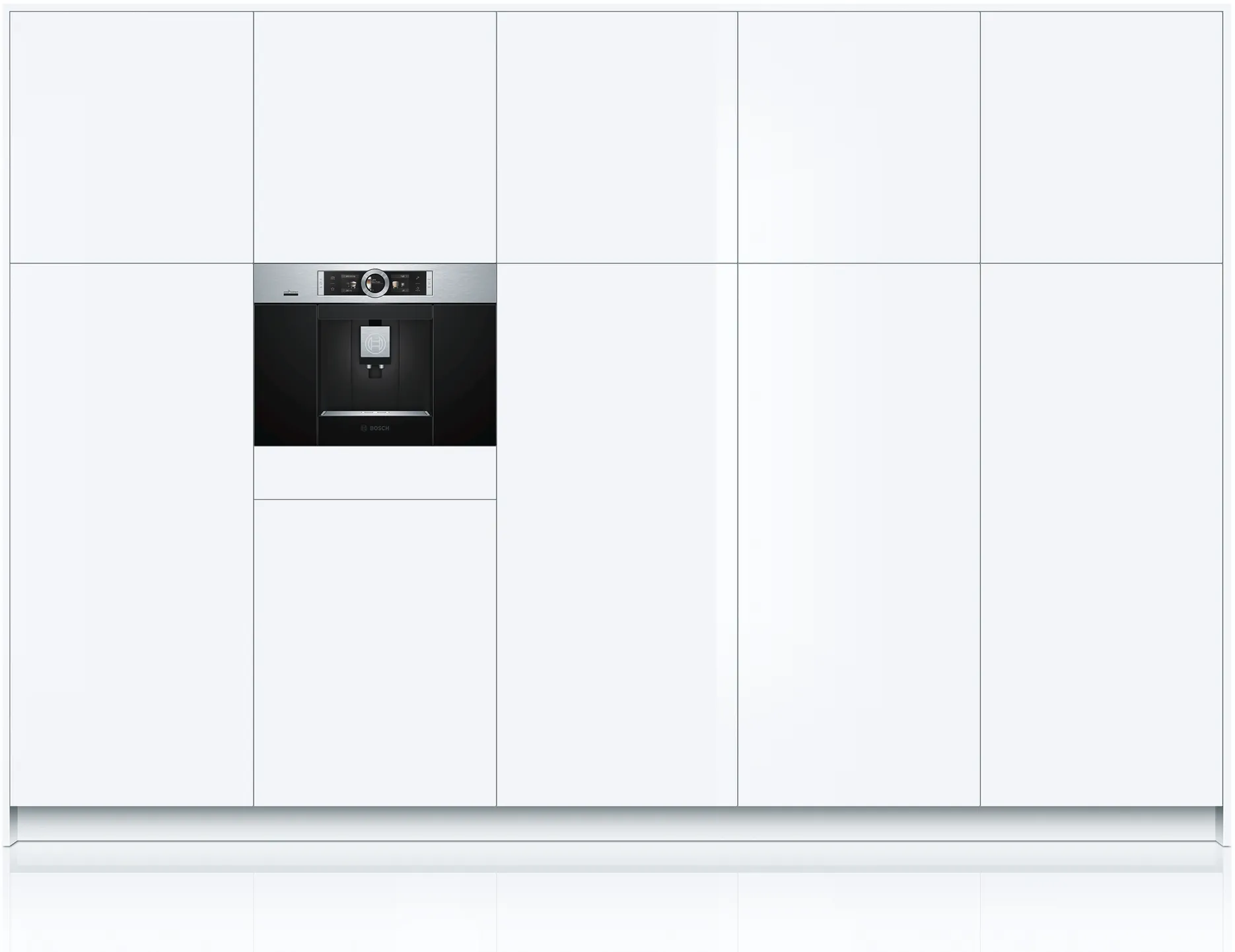 BOSCH Serie 8 Einbau-Kaffeevollautomat Edelstahl CTL636ES6