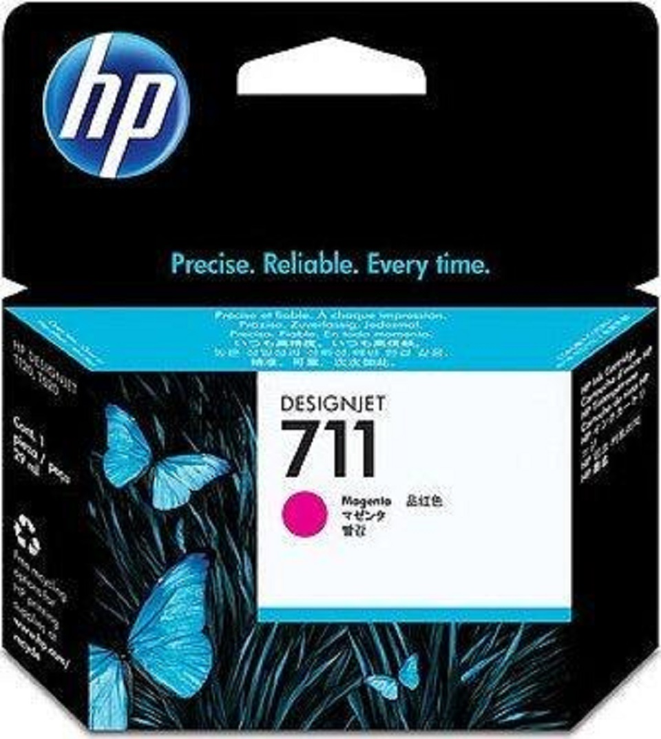 HP 711 Magenta DesignJet Tintenpatrone, 29 ml