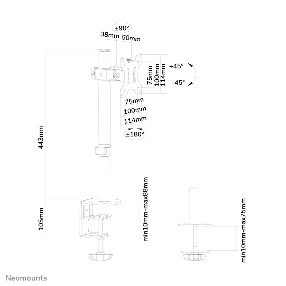 Neomounts FPMA-D510BLACK