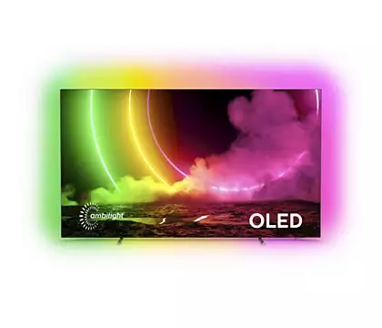 Philips 65OLED806/12, OLED-Fernseher 4K UHD OLED Android TV 65''